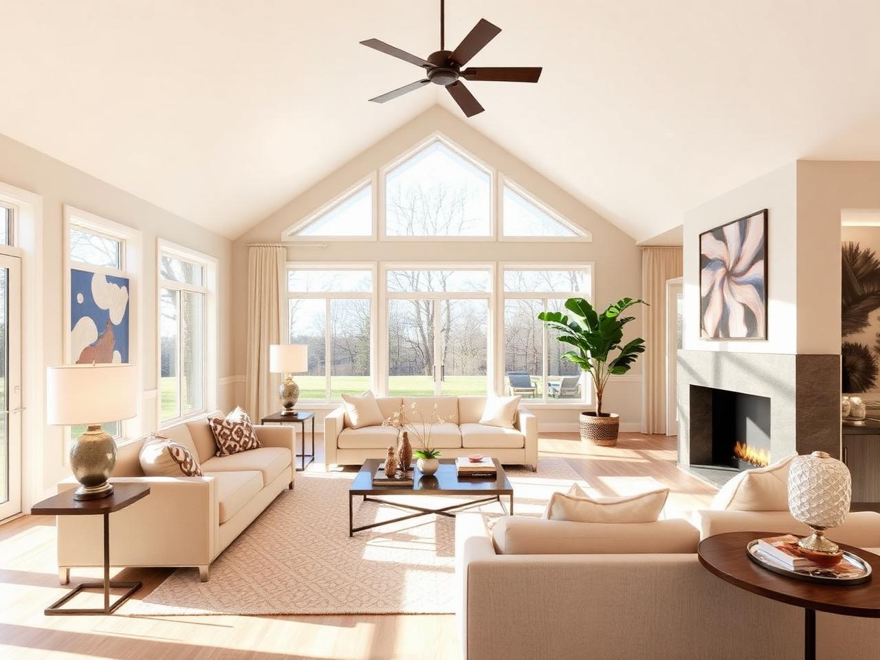 Open concept living room